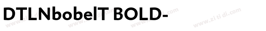 DTLNbobelT BOLD字体转换